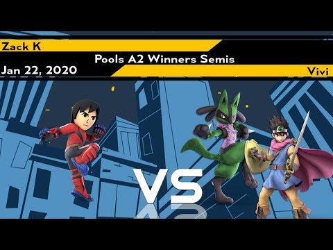 [Smash Ultimate] Xeno197 (Pools A2 Winners Semis) - Zack K vs Vivi