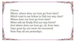John Elefante - Where Does Our Love Go Lyrics