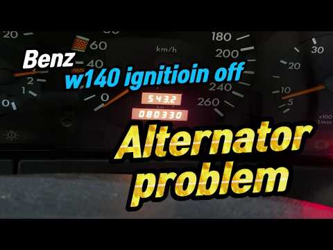 Benz w140 alternator problem