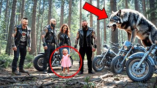 The Bikers Attacked A Little Girl But A Wolf Suddenly Appeared. You Won’t Believe What Happened Next