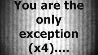 The Only Exception - Glee ( Paramore ) W_ Lyrics [clipnabber.com].flv