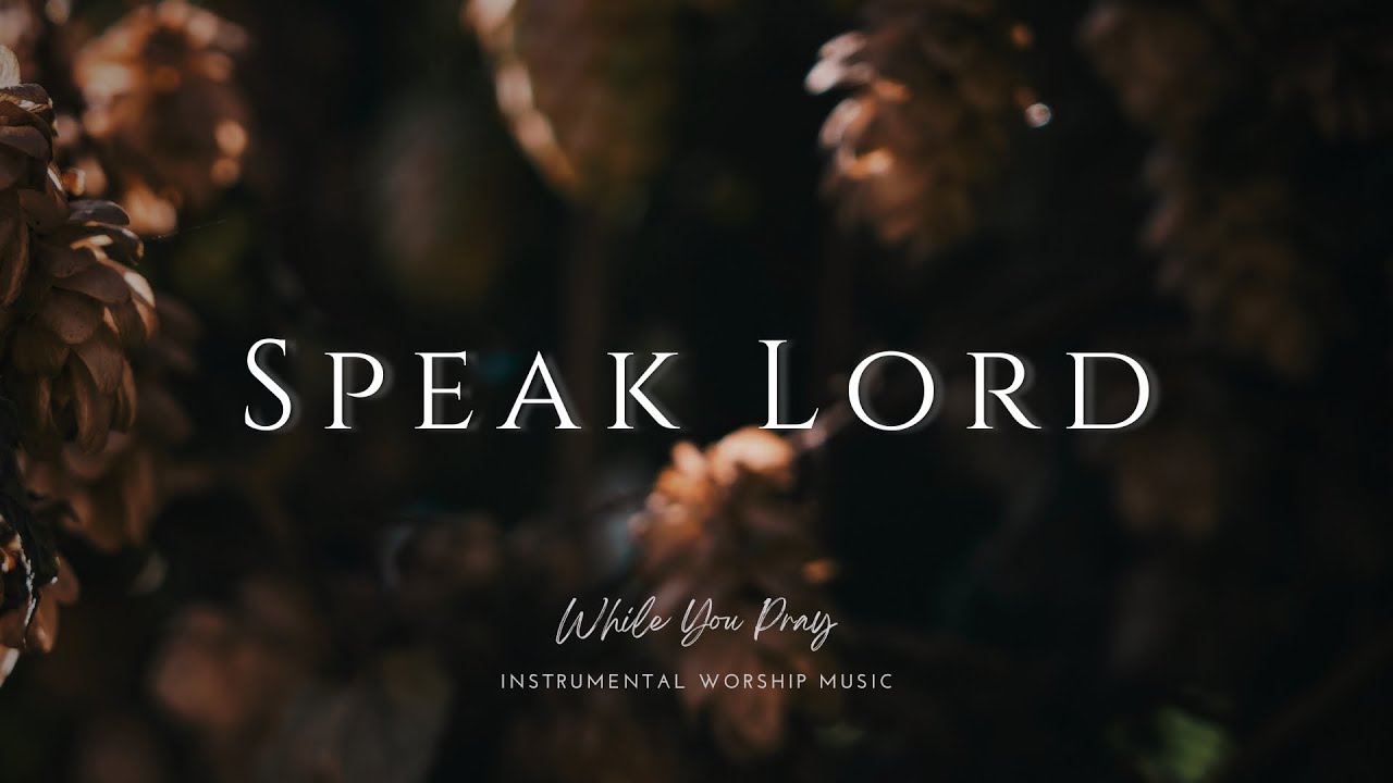 Speak Lord | Instrumental Worship Music | While You Pray
