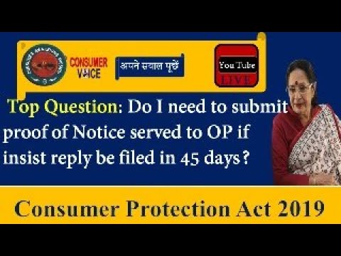 Top Question : Do I need to submit proof of Notice served to OP for reply filing in 45 days?