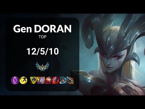 Gen Doran Camille vs Yone TOP - KR CHALLENGER Patch 14.3