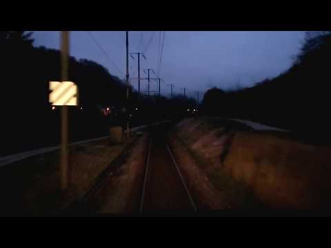 Der Tag erwacht: Delsberg - Basel im Führerstand - le point du jour: Delémont - Bâle en cabine