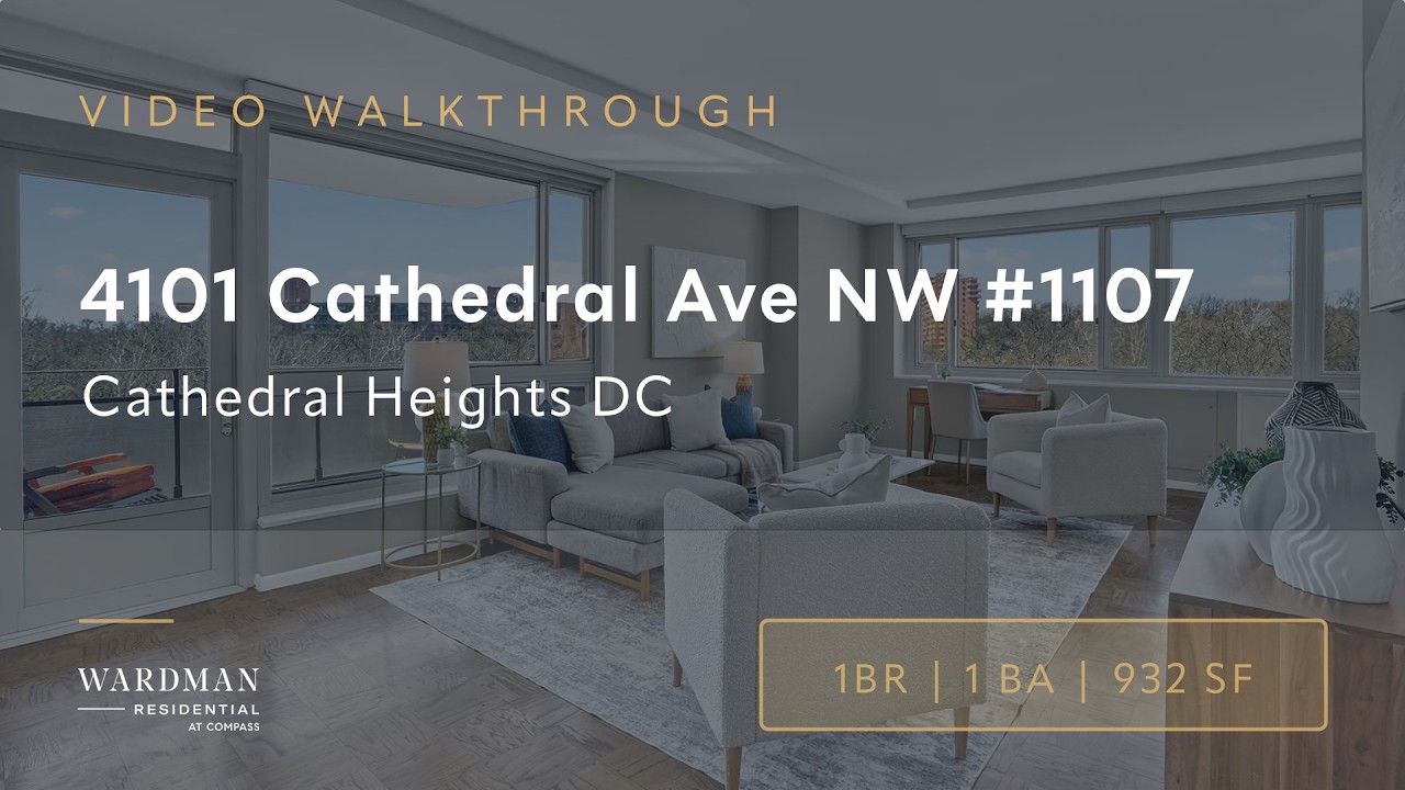 4101 Cathedral Ave NW #1107 — Treetop-View Condo Tour | Cathedral Heights