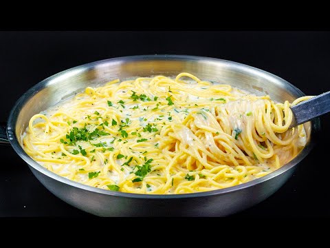 Så krämig pasta hittar du inte ens i Italien. Middag i stekpanna, på 10 minuter!