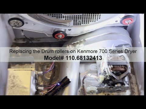 Dryer Repair - Kenmore 700 Series Squeaky Drum roller bearings