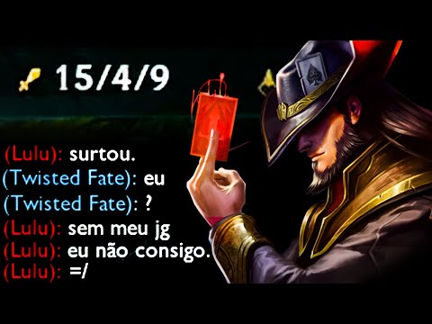 CAMPEI O BOT DE TWISTED FATE E A LULU TILTOU KKKK, MELHOR CAMPEÃO!!