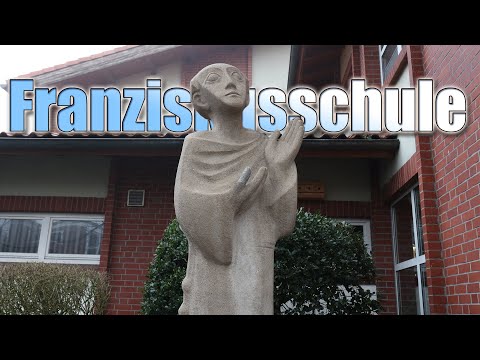 Franziskusstatue der Franziskusschule.