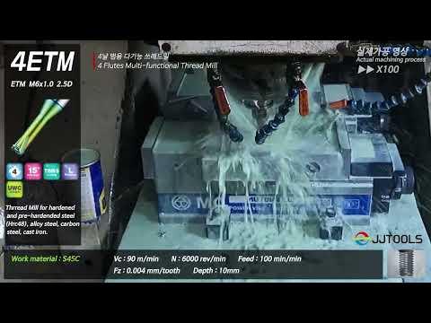 4ETM Series Multi-functional Thread mills