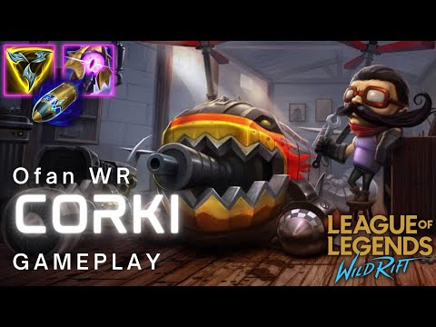 Corki Gameplay Wild Rift patch 4.3a!