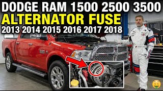 Battery Not Charging? Check This Fuse! Dodge Ram 1500/2500/3500 (2013-2018)