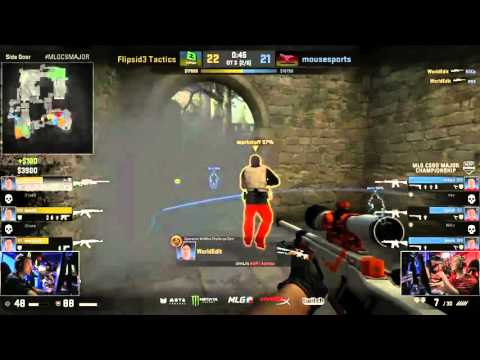 CS:GO - chrisJ Quality 1 vs 3 Clutch vs FlipSid3 @ MLG Major Columbus 2016