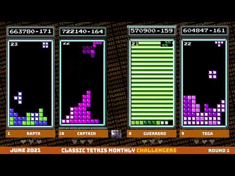 Challengers June Part 2: FINALS + Orange & Blue Brackets – Classic Tetris Monthly June 2021