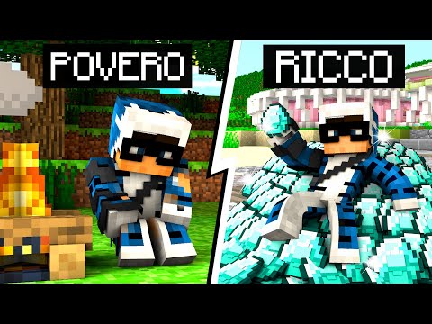 DA POVERO A RICCO SU MINECRAFT - ITA