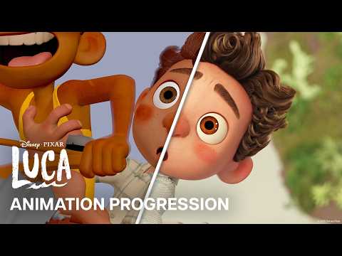 路卡的動畫進度 | 大跳躍！ (Luca Animation Progression | The Big Jump)