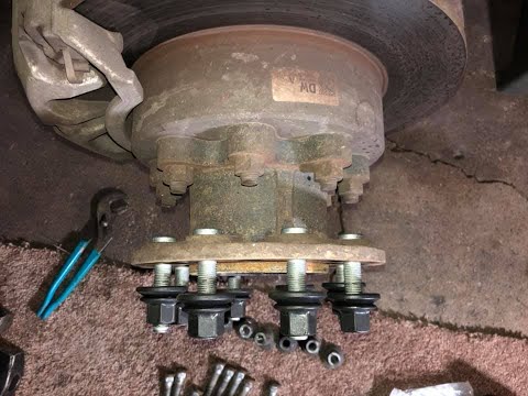 2012 - 2018 Ram 3500 4x4 l Dodge MOPAR lug stud / wheel stud removal and replacement
