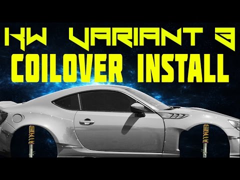 FR-S KW Variant 3 Coilover Install
