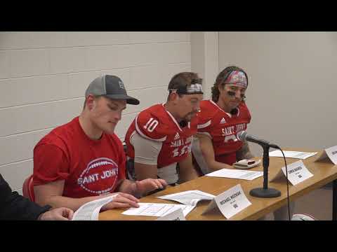 Saint John's Football Press Conference - 2021 NCAA First Round vs. Lake Forest