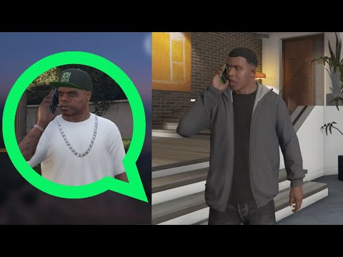 GTA 5 - All Secret Phone Calls to Stretch (Franklin)
