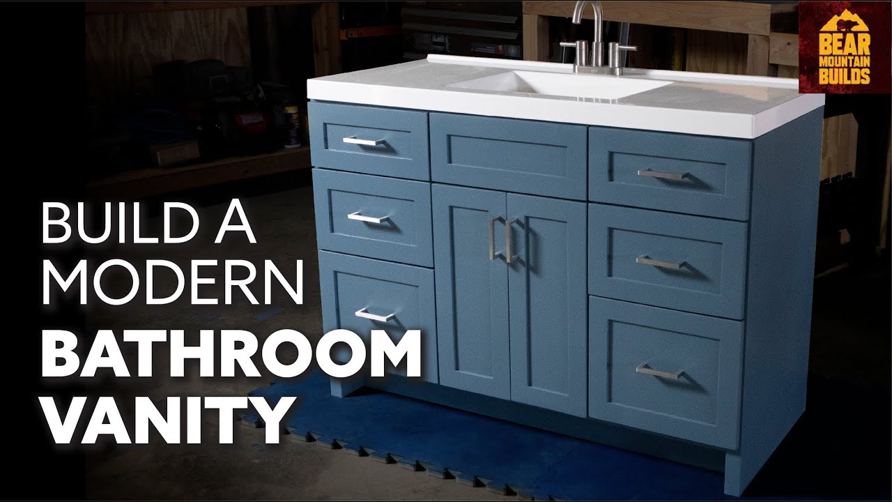 How to Build a Bathroom Vanity | For Beginners