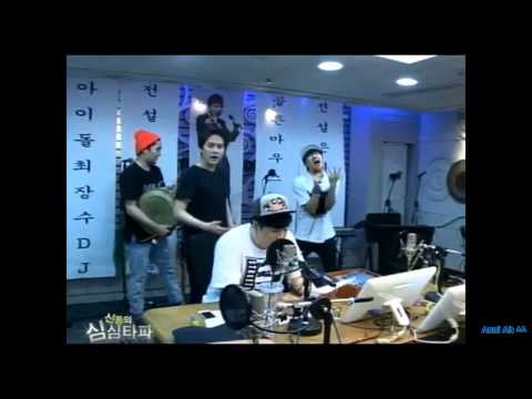 140703 Suju Kyuhyun, Eunhyuk  dance and sing "SWING" - SSTP
