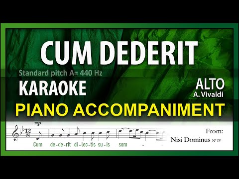 Cum Dederit / Nisi Dominus / Vivaldi / Karaoke (440)