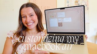 macbook customization + organization inspo 💻 | setting up + customizing my new m3 macbook air!