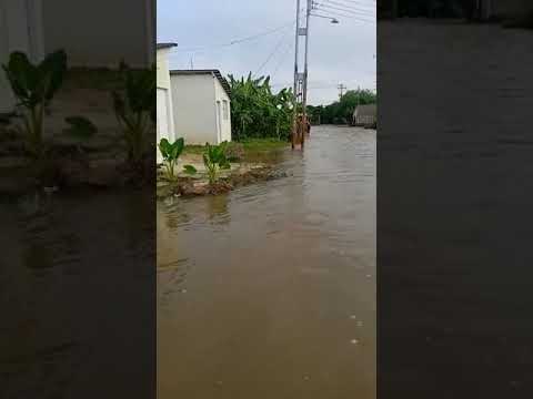 clarines, municipio Bruzual anzoategui. Venezuela. inundada alerta