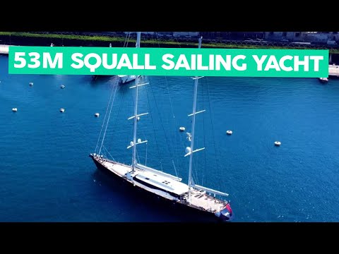 SQUALL YACHT – Inside the Amazing Perini Navi Sailing Yacht