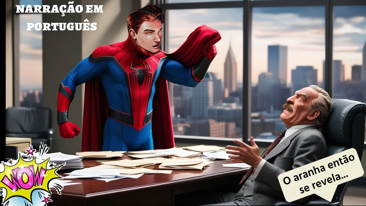 Homem Aranha Resolve se revelar ao J.J. Jameson - HQs: Peter Parker - Narrado