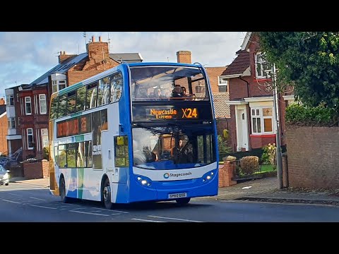 Journey on Route X24 | SP60DSE/19641 - Stagecoach North East: Dennis Trident 2/ADL Enviro 400