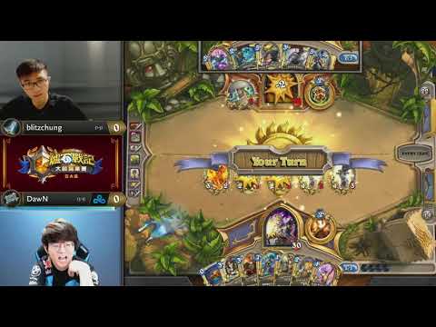 blitzchung vs DawN ||《爐石戰記》大師職業賽 亞太區 第二季 - W4D1