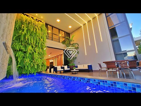 Sobrado de Luxo 5 Suítes, 503 m² c/ lazer à Venda no Condomínio Mirante do Lago