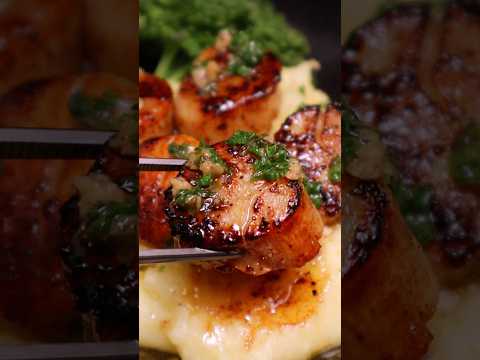 Fancy Dinner Made Simple | Pan seared scallops