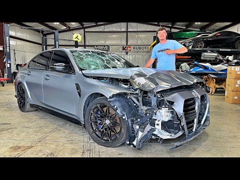 Thumbnail for Rebuilding A Wrecked 2023 BMW M3 Part 1 by BMW M3, BMW