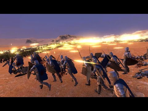 10000 Heavy Knight's  vs 1000 German Machine Guns  | Ultimate Epic Battle Simulator |