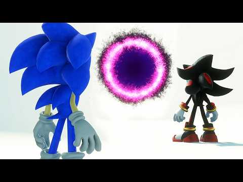 Secret Sonic vs. Shadow fighting Cutscene in Shadow Generations [4K]