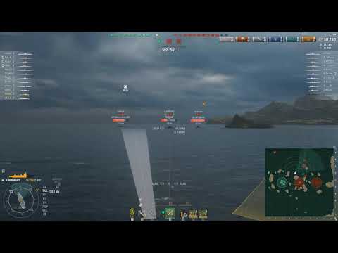 Shimakaze F3 - 20 torp hits - CV - 266k damage - HC