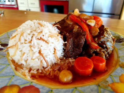 💖 Rice With Golden Angle Hair Pasta Recipe or Arroz con fideos