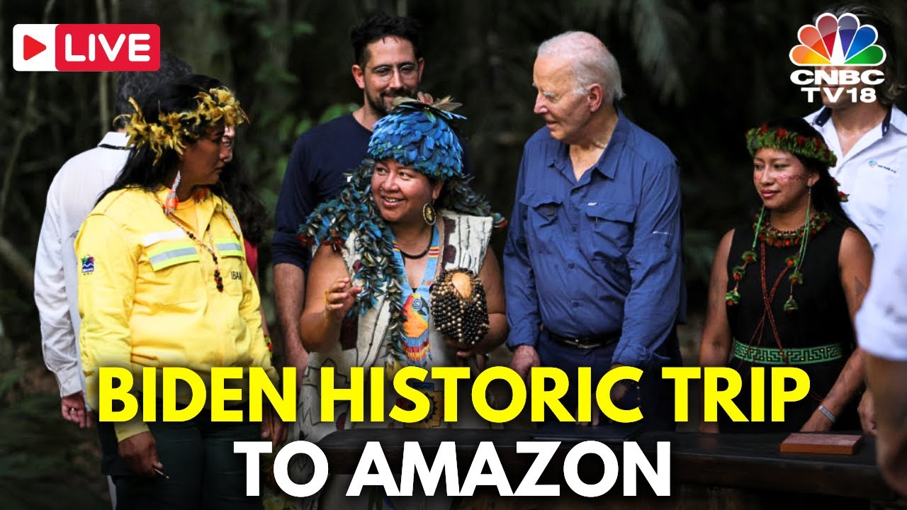 LIVE: Joe Biden First Sitting U.S. President To Visit Largest Tropical Rainforest, Amazon | N18G