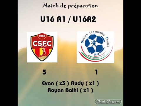 U16R1 CSFC / SORBIERES U16R2     5-1