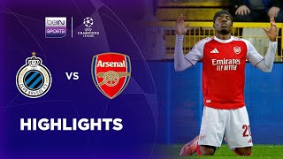 Highlights Club Brugge Vs Arsenal (0-3) Champions League 25/26, The Gooner Menggila Puncaki Klasemen
