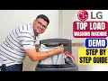 LG Top Load Washing Machine Demo 2026 How To Use LG Top Load Washing Machine LG Washing Machine Demo