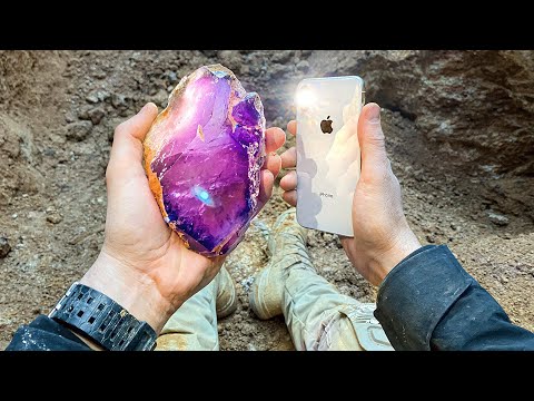 Digging for Super Valuable Amethyst Crystals at Private Mine! (Expensive Gems Found)