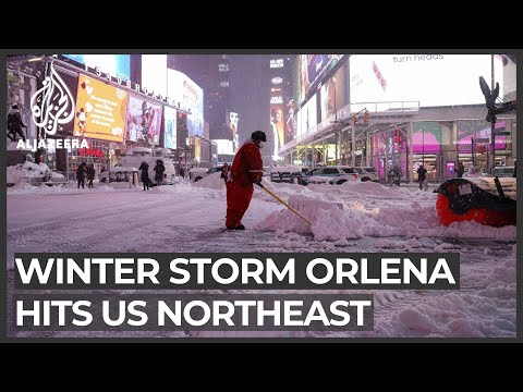 Storm hits US northeast: New York mayor declares state of emergency