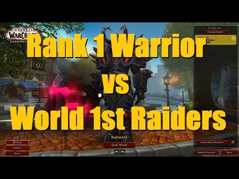 Rank 1 Arms Warrior vs World 1st Raiders (Limit) RBG - WoW Shadowlands 9.0 Warrior PvP