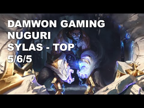 DAMWON Gaming Nuguri Top Sylas vs Wukong - KR Master Patch 10.9