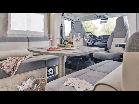 Face to Face WOHNMOBILE FÜR ÄLTERE PAARE: Florium Mayflower 67 LO Face-To-Face-Dinette